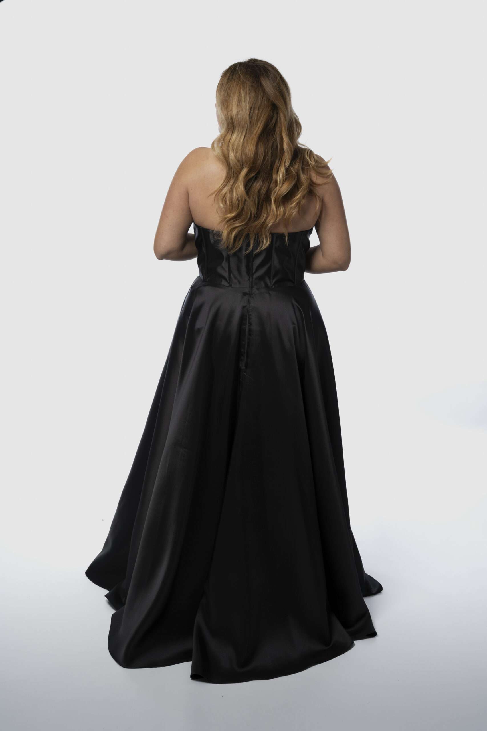 Abito Lungo Bustier Mikado - immagine 3