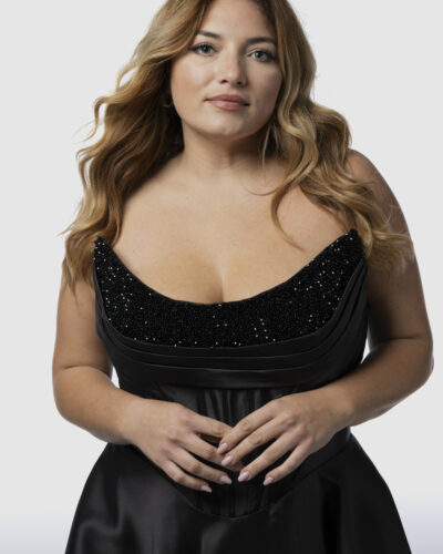 Abito Lungo Bustier Mikado