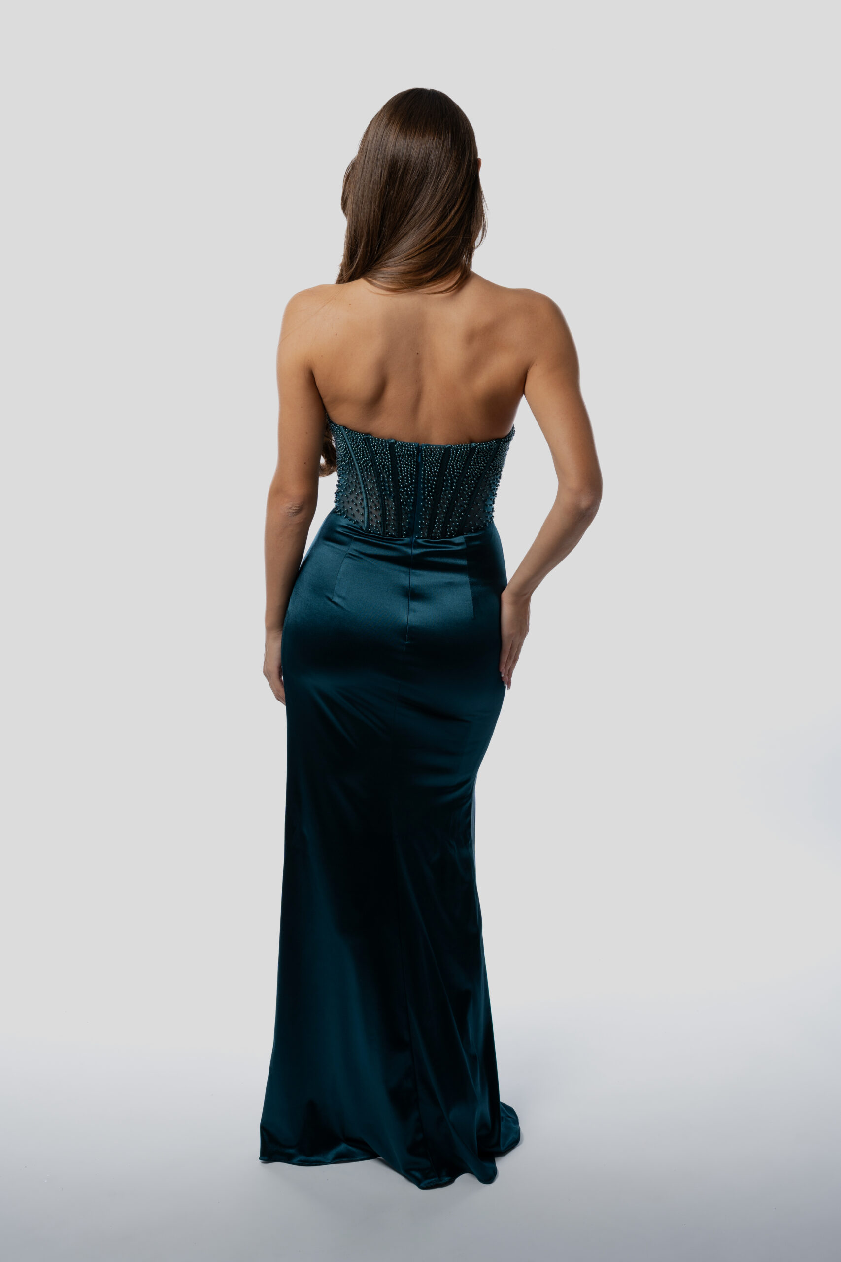 Abito Bustier Perle Degradè - immagine 3