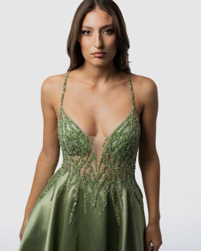 Abito Ampio Verde